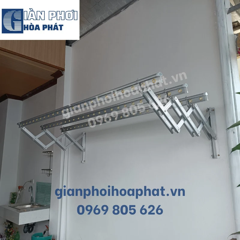 Giàn Phơi Gắn Tường Hàn Quốc Korea - A09